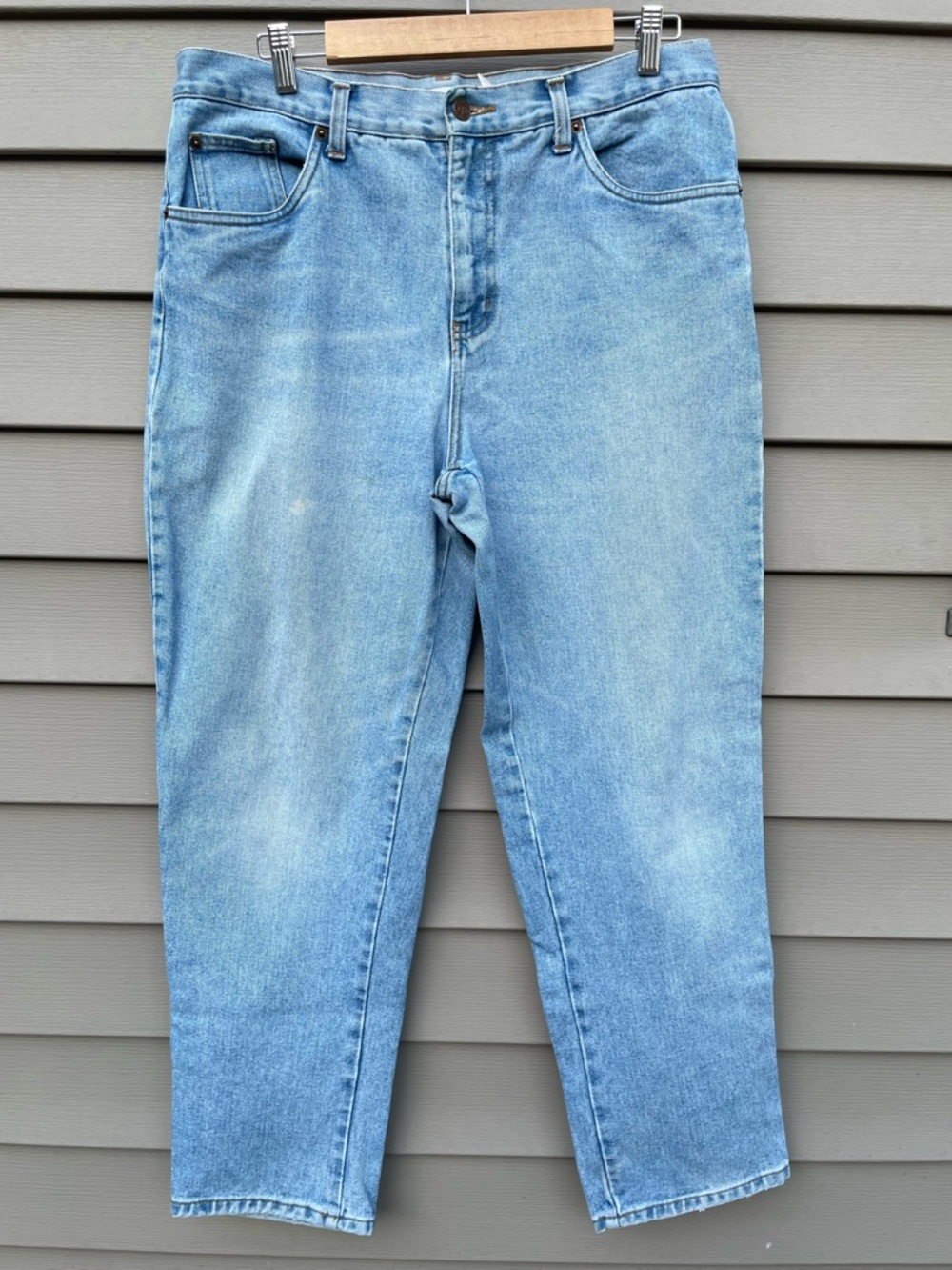 Vintage bill blass Light Blue Petite Jeanswear Easy Fit, 💯 cotton, size 14